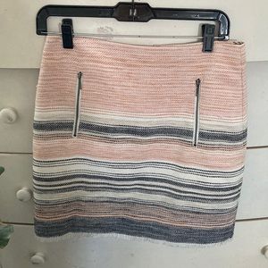 Striped Loft Skirt Size 4
